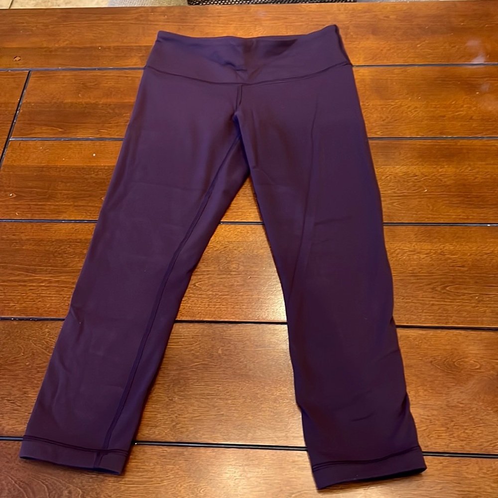 Lululemon leggings. Purple. Size 4